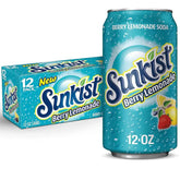 Sunkist Berry Lemonade Soda 12 fl oz cans 12 pack - Soda